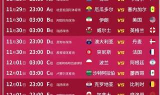 2022世界杯比分记录查询